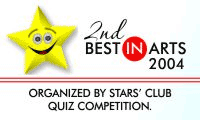 2nd Best in Arts 2004, organized by Stars’ Club Quiz Competition